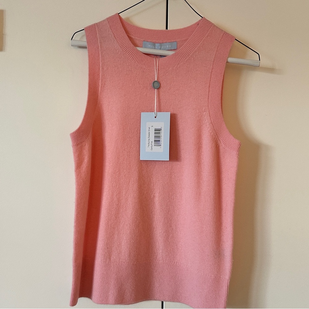Hill House | Audrey Sweater Shell - pink sz small